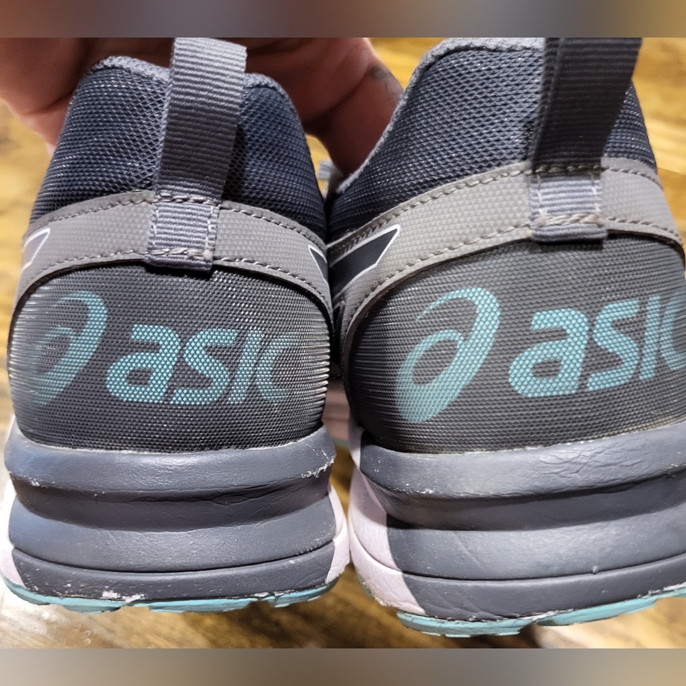 Asics Womens Gel Torrance Gray Running Shoes Lace Up Low Top Size 9.5 - Picture 5 of 7